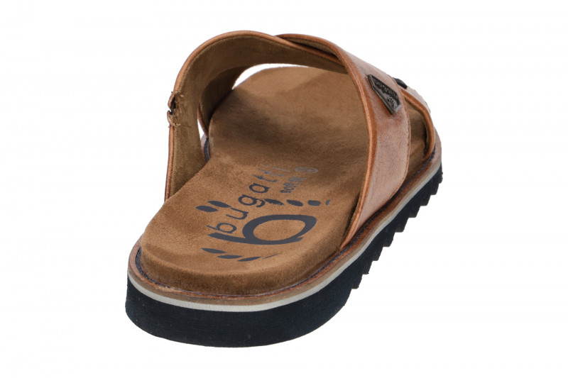 bugatti Limon Pantolette braun cognac 73988