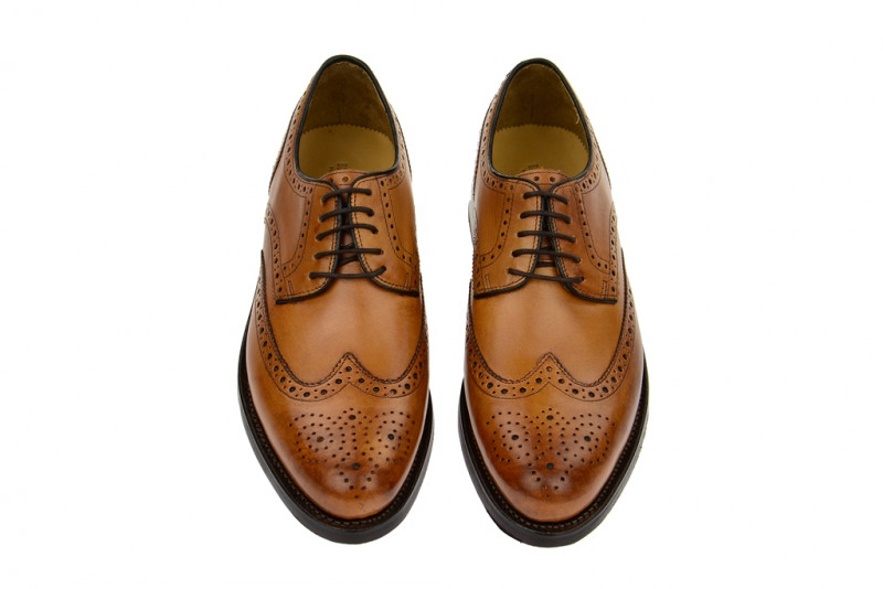 Gordon & Bros Levet Schuhe braun tan Rahmengenäht 2318-C