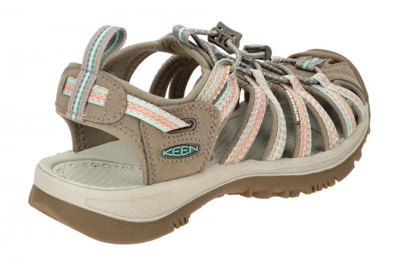 KEEN Whisper Outdoor Wasser Sandale taupe braun Damen