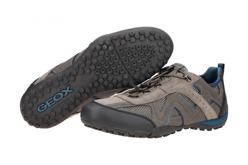 Geox Snake Sneaker Schuhe dunkelgrau U4207J