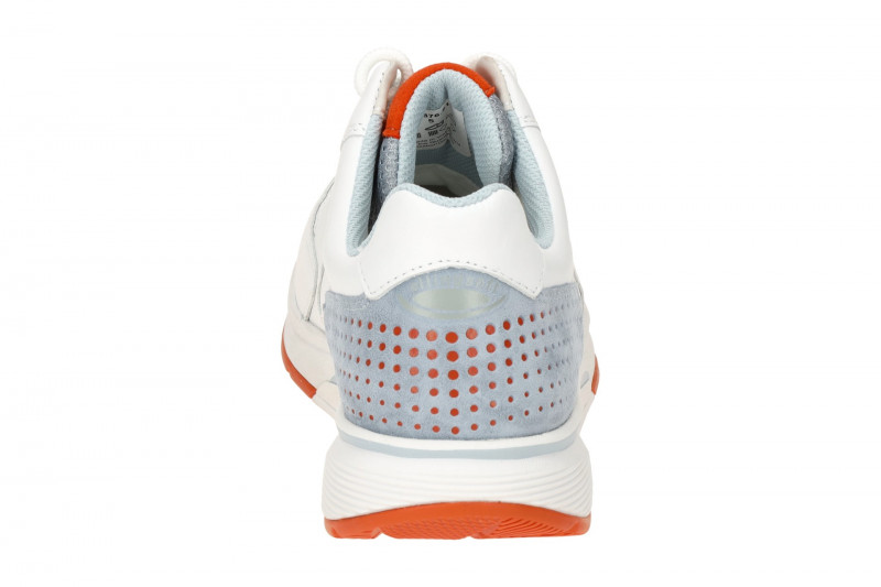 Gabor RollingSoft Schuhe weiß orange perforiert 46.876.51