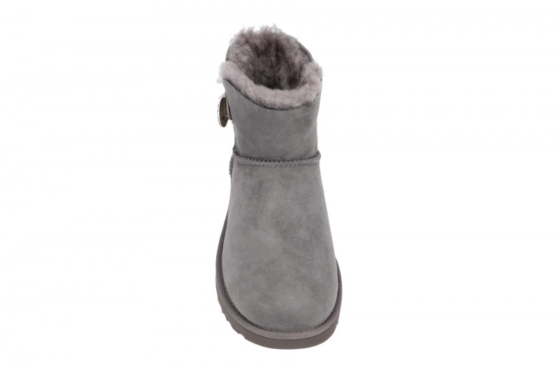 UGG Mini Bailey Button Bling Stiefel grau