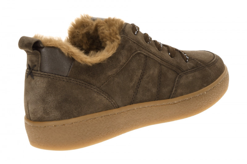 Gabor Sneaker Schuhe braun mocca Fellkragen 6024.01