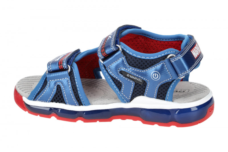 Geox Android Kinder Sandale blau Spider-Man J350QA