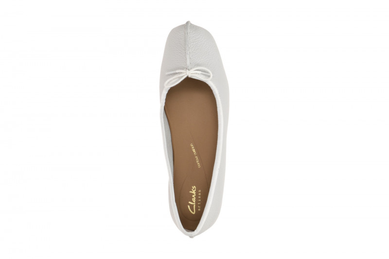 Clarks Freckle Ballerinas weiß