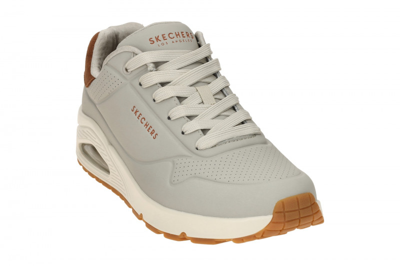 Skechers Uno Schuhe grau Herren Sneakers 183004