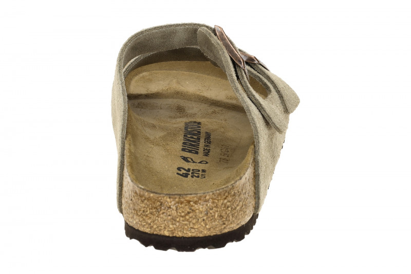 Birkenstock Arizona BS Pantolette grau taupe Normal Weit 51461