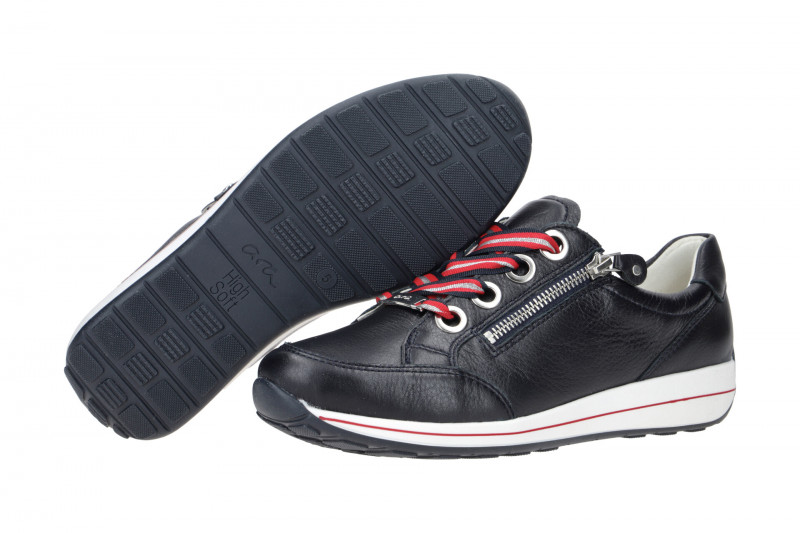 ARA Osaka Schuhe Sneaker blau rot 12-34587