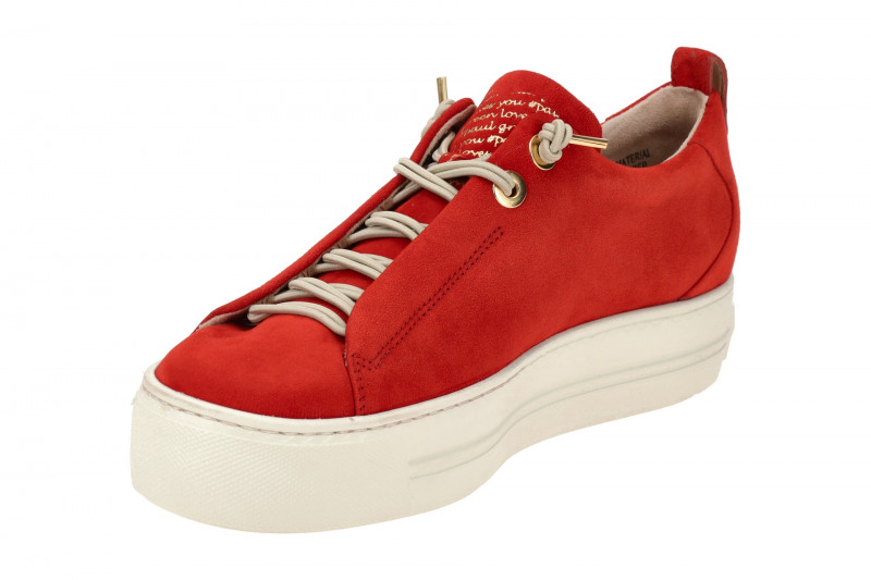 Paul Green Sneaker Plateau Schuhe rot salsa 5017