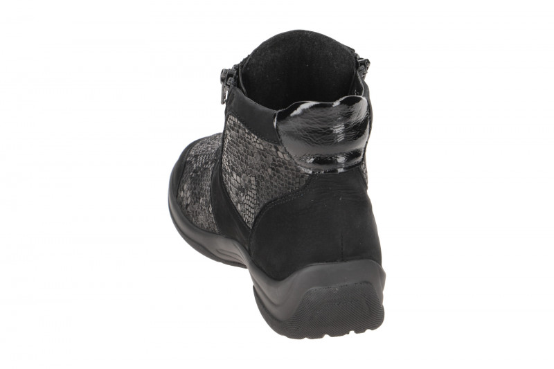 Waldläufer Hesna Stiefelette schwarz OrthoTritt H-Weite