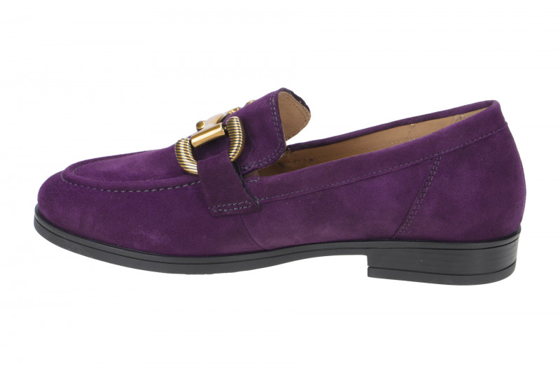 Gabor Florenz Schuhe Slipper lila Velour G-Weite 52.422.49