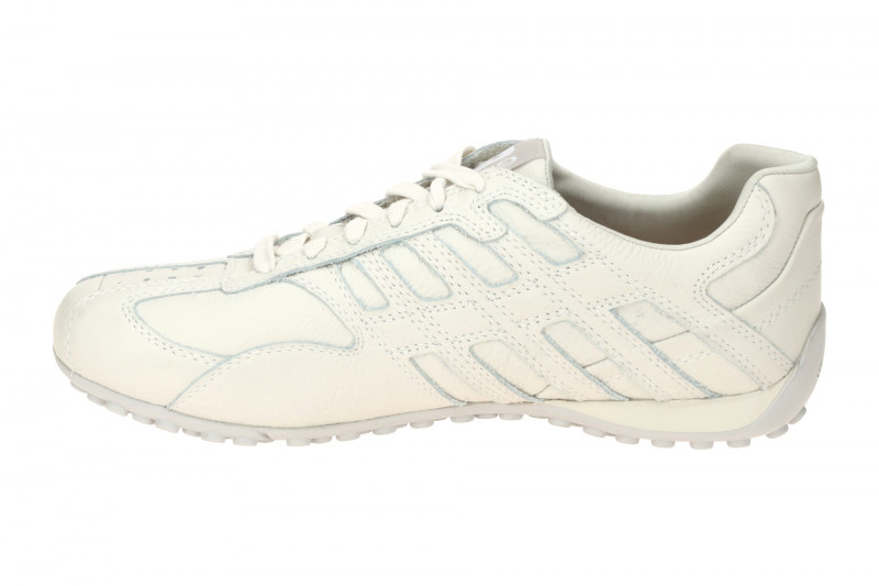 Geox Snake Schuhe weiß Glattleder U55MNB