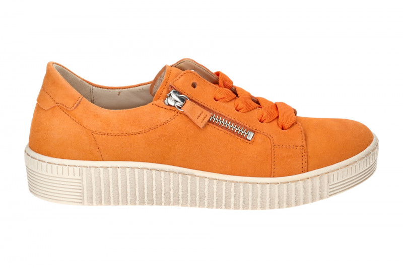 Gabor Schuhe Sneakers orange jelly Samt 43.334.13