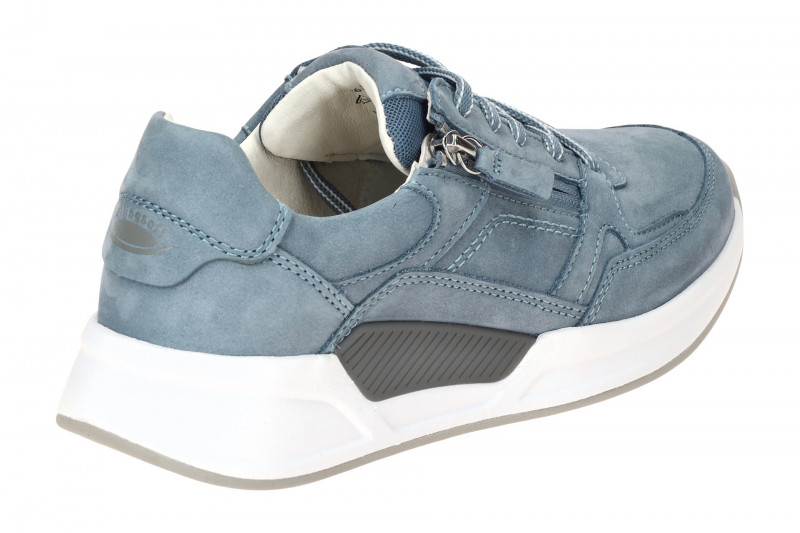 Gabor RollingSoft Schuhe blau heaven Nubuck 86.958.26