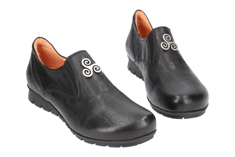 Think Menscha Schuhe Slippers schwarz