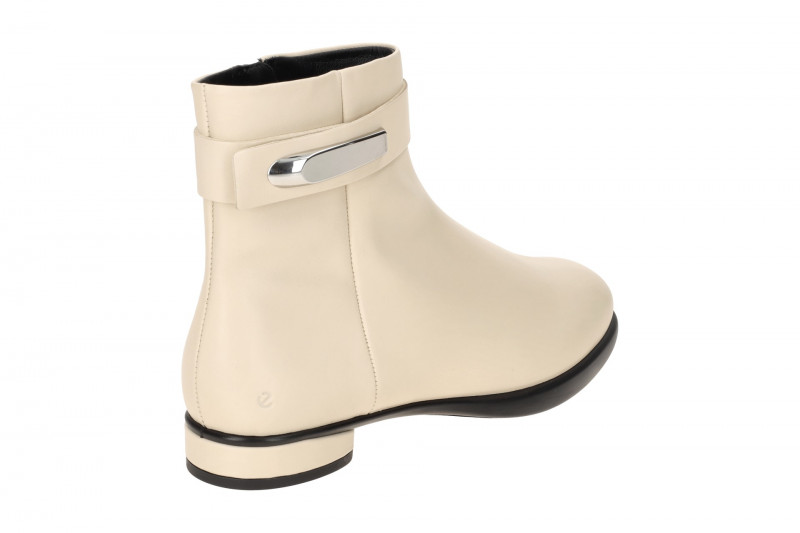 Ecco Sculpted Stiefelette Ankle Boot creme weiß 222353