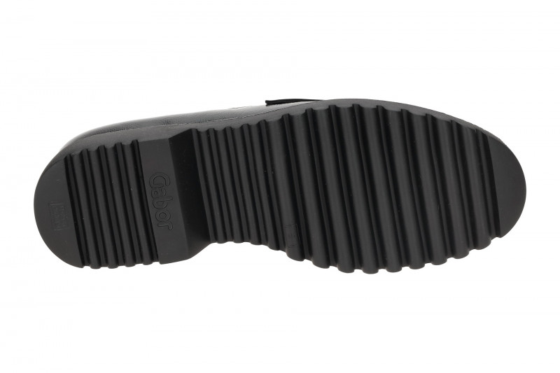 Gabor Schuhe Slipper schwarz Lack G-Weite 72.452.97