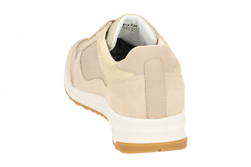 Geox Airell Schuhe beige gold metallic