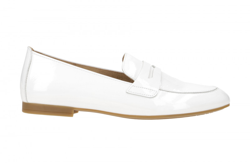 Gabor Schuhe Slipper weiß Lack 25.213.91