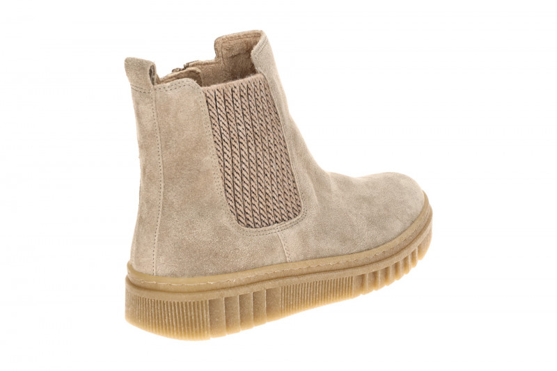 Gabor Stiefelette grau Chelsea Boots Velour 8008.03.005