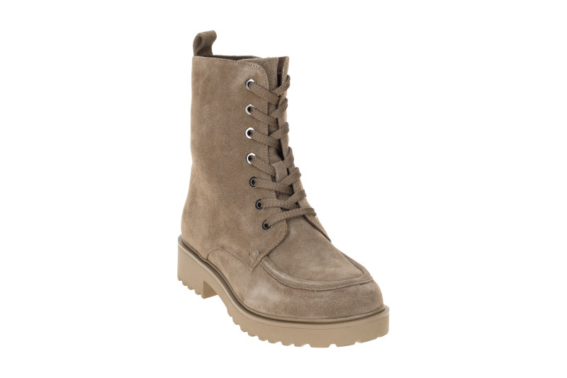 Caprice Stiefelette Schnür Boots taupe grau Thermo 25314