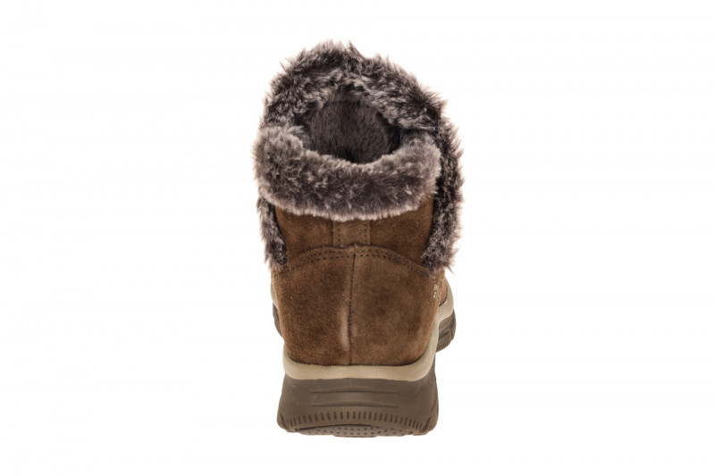Skechers Easy Going Stiefelette braun choco Schlupf Boot Slip Ins