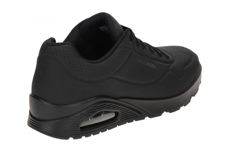 Skechers Uno Schuhe schwarz uni Herren Sneakers 52458