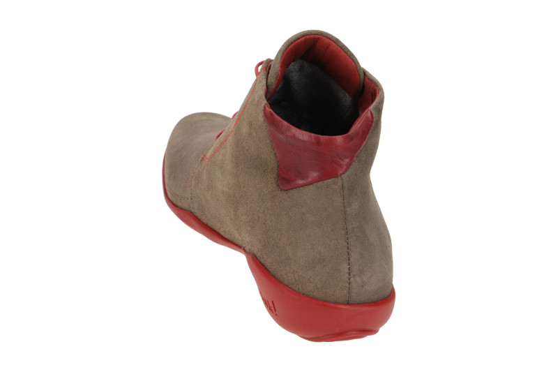 Think Stone Herren Stiefelette grau rot 502