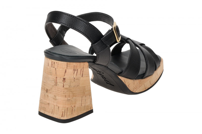 Paul Green Sandaletten schwarz Plateau 6073
