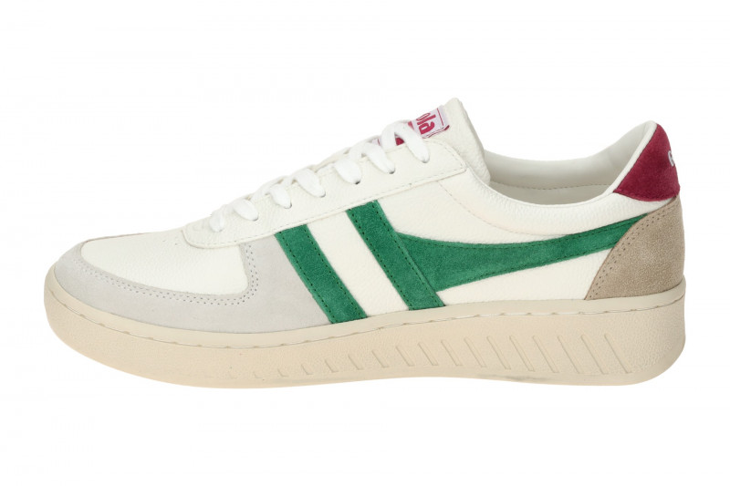Gola Grandslam Trident Schuhe Sneakers weiß grün rot CLA415