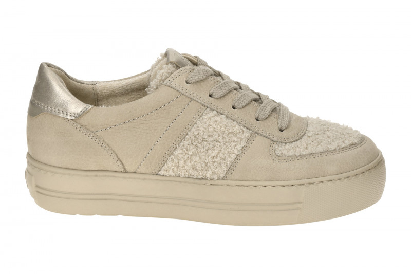 Paul Green Sneaker Schuhe beige Nubuck Fell 5487