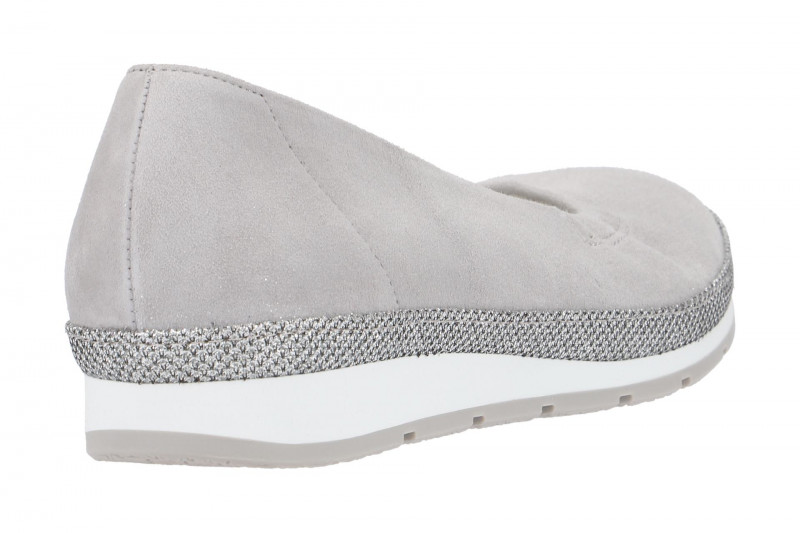 Gabor Glamour Ballerina grau silber 42.400.30