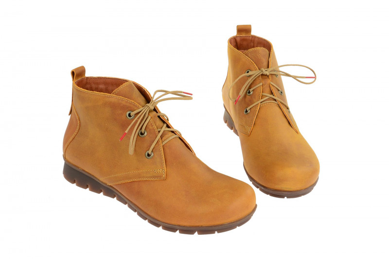 Think Menscha Stiefelette hell-braun