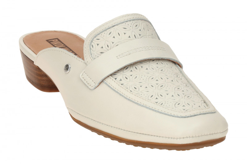 Pikolinos Alameda Pantoletten weiß Blüten W1N-5899C1