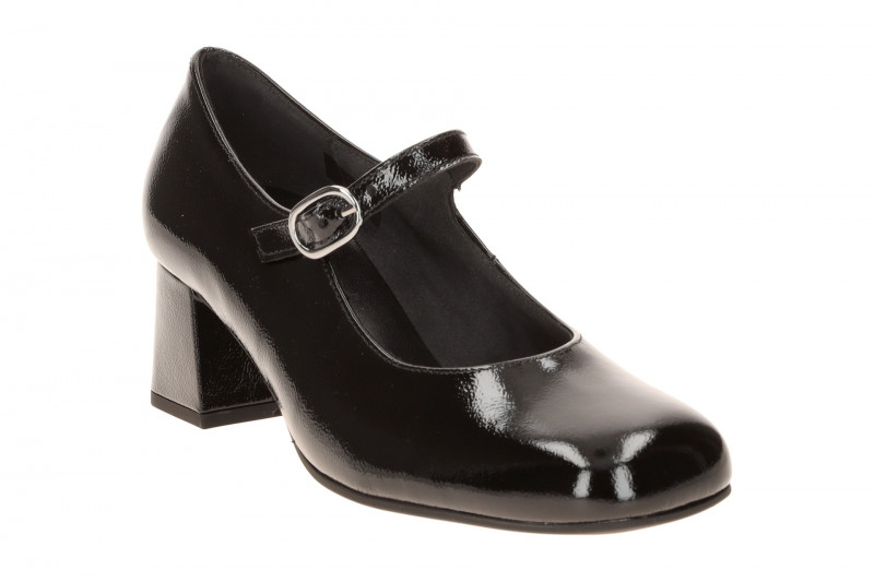 Gabor Schuhe Pumps schwarz Lack Mary Jane 3022.01.002