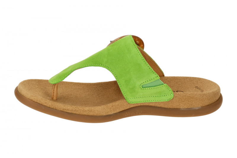 Gabor Zehentrenner Pantolette hellgrün 43.701.11
