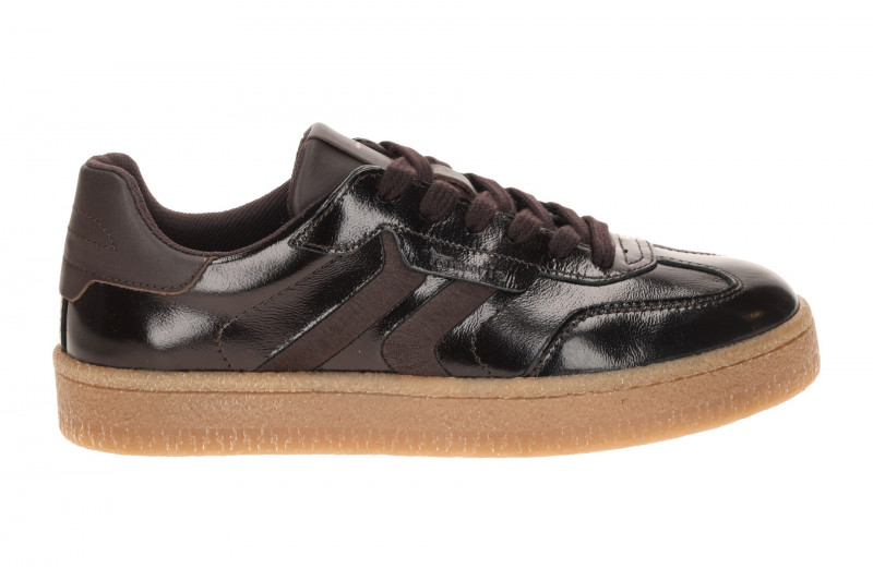 Tamaris Schuhe Sneaker braun mocca Lack 23723