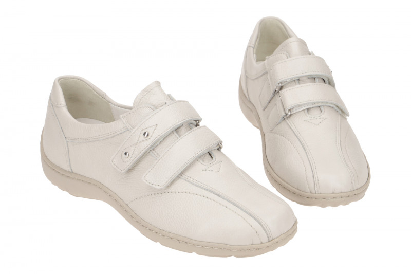 Waldläufer Henni Slipper Damen grau Klett 496301