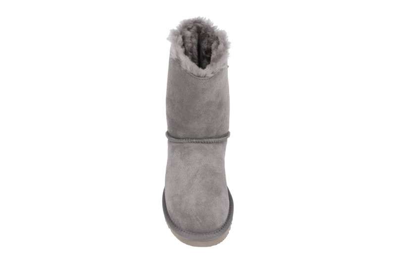 Oog Stiefel grau Lammfell Boots OB0604