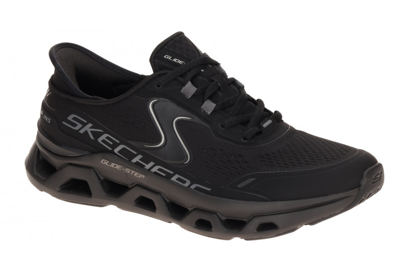 Skechers Glide Step Schuhe schwarz Damen Slip-Ins 150510