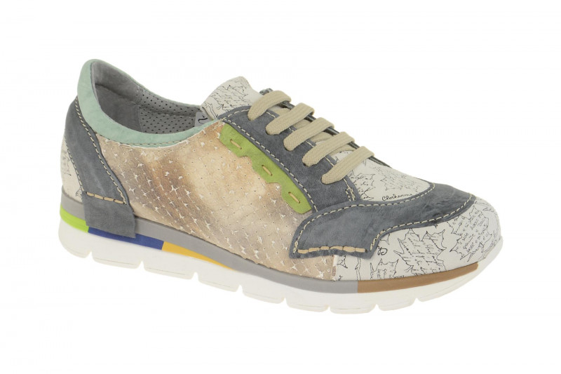 Charme Schuhe 1114-E grau beige multi