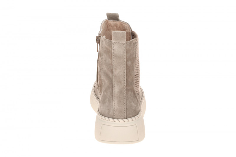 Gabor Stiefel beige kiesel Velour Plateau Boots 8014.01.008