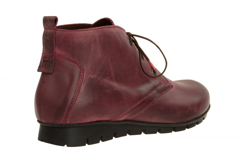 Think Menscha Schuhe Stiefelette dunkelrot