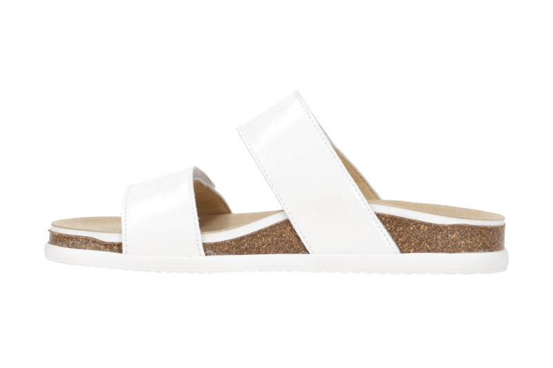 ara Sylt Pantolette weiß Lack 12-38104