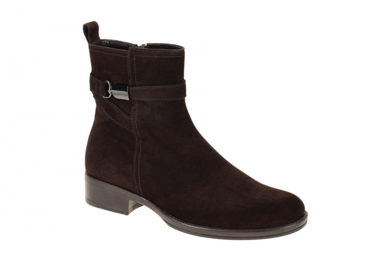 Gabor Stiefelette dunkelbraun Velour 31.601.18