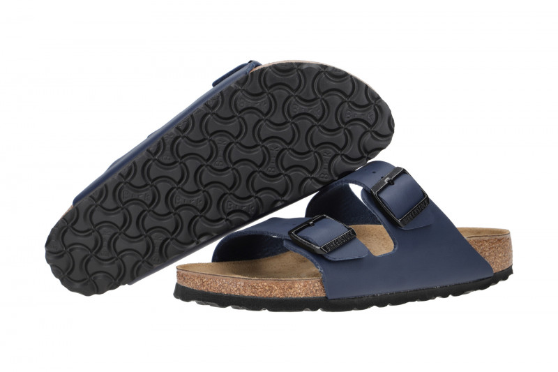 Birkenstock Arizona BS Pantolette blau SCHMAL 51753