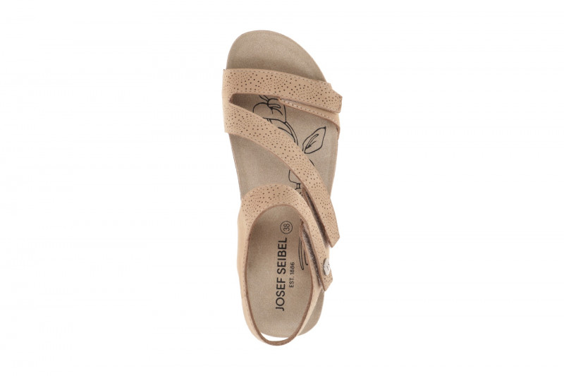 Josef Seibel Sandale Tonga 78 beige Klett-Riemchen 78578