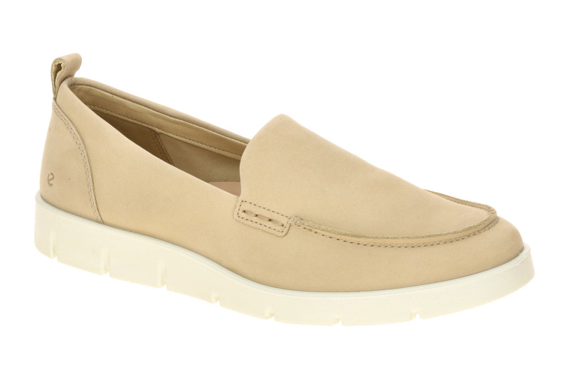 Ecco Bella Slipper Schuhe beige sand Mokassin 280413