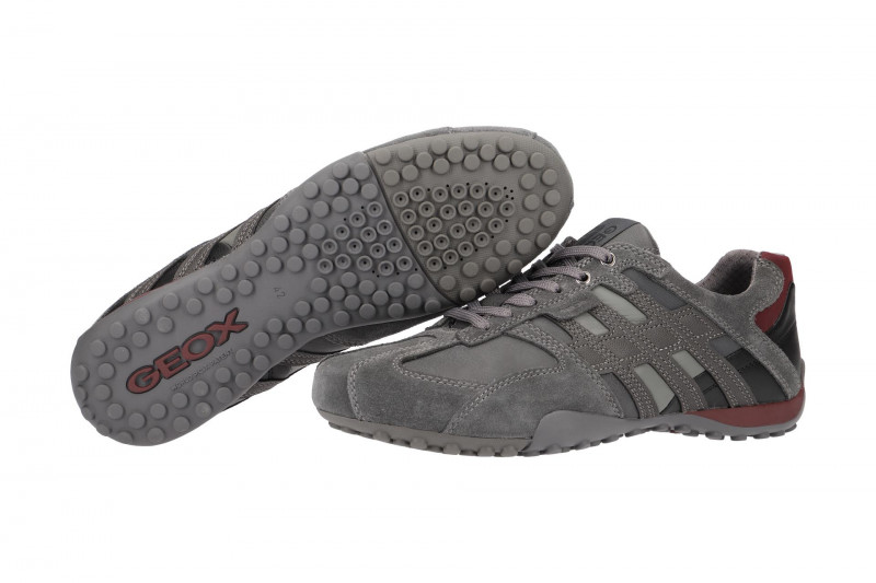 Geox Snake Schuhe grau antracite U4207K 022ME C9004