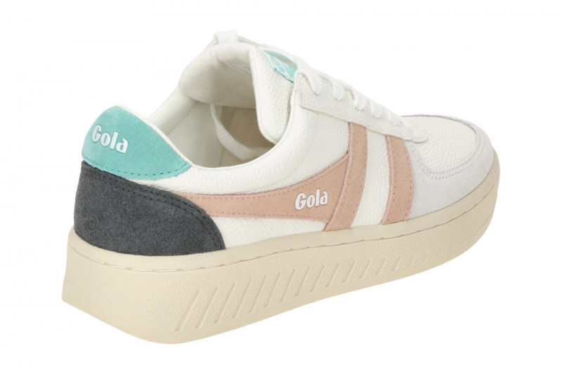 Gola Grandslam Trident Schuhe Sneakers weiß rose CLA415